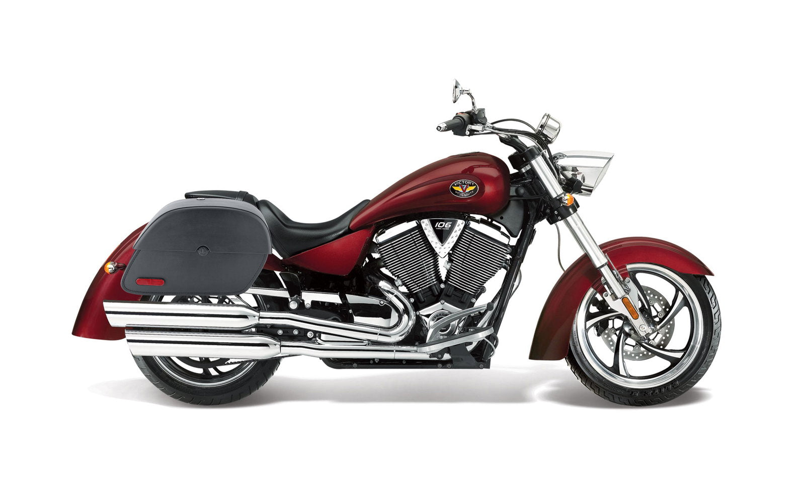 28L - Panzer Medium Hard Mount Victory Kingpin Motocicleta Alforjas
