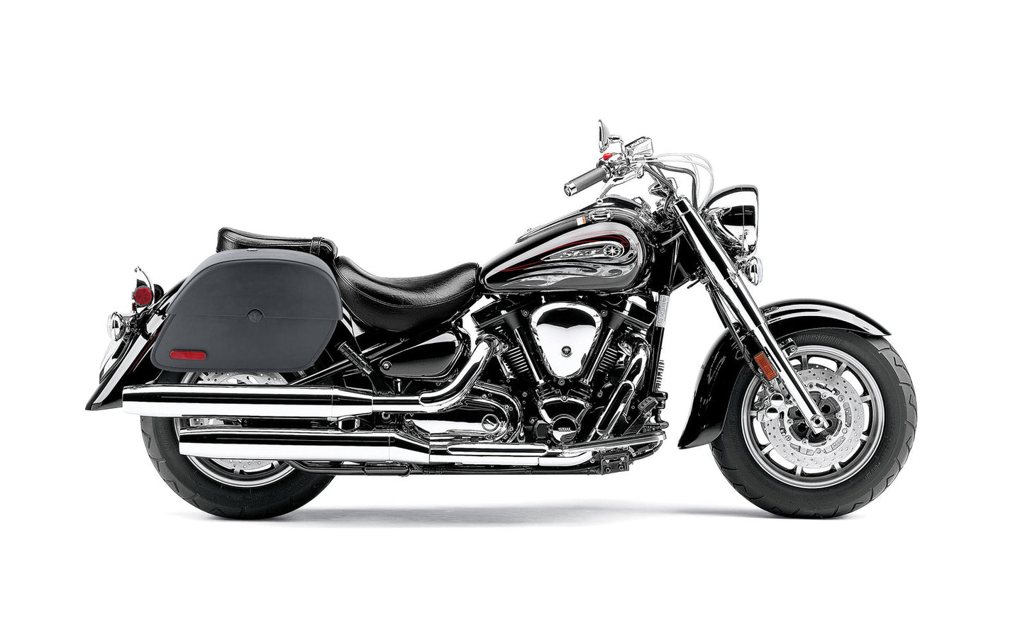 28L - Panzer Medium Hard Mount Yamaha Road Star S Midnight Motocicleta Alforjas
