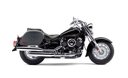 28L - Panzer Medium Hard Mount Yamaha V Star 650 Classic XVS65A Motocicleta Alforjas