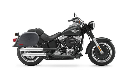 28L - Panzer Medium Hard Mount Alforjas para Harley Softail Fat Boy Lo FLSTFB