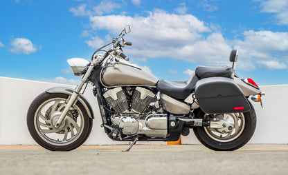 28L - Panzer Medium Hard Mount Honda VTX 1800 F Motocicleta Alforjas
