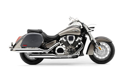 28L - Panzer Medium Hard Mount Honda VTX 1800 S Motocicleta Alforjas