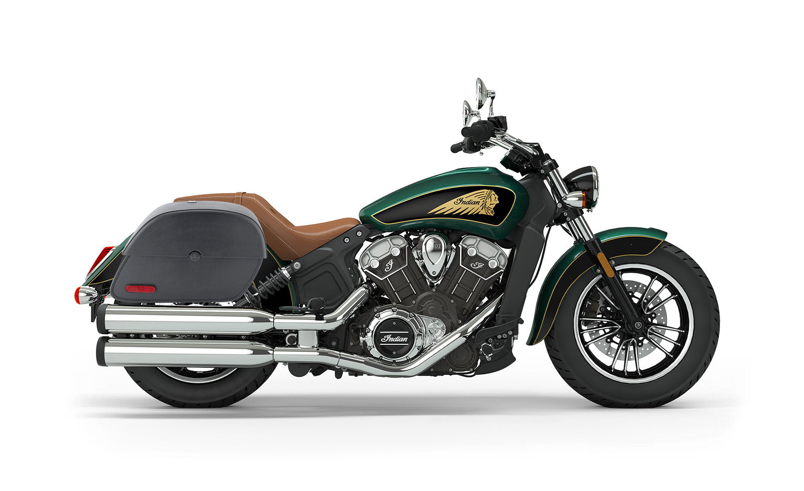 28L - Panzer Medium Hard Mount Indian Scout Motocicleta Alforjas