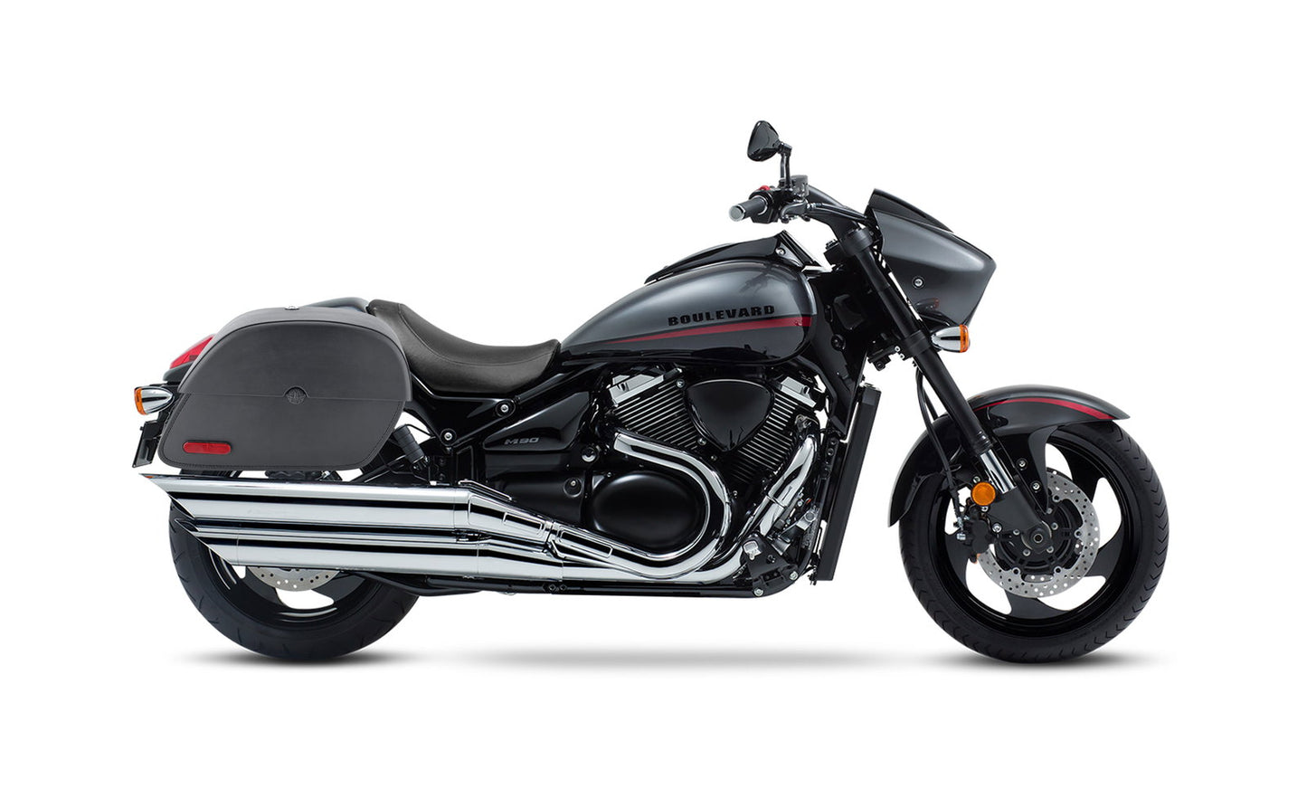 28L - Panzer Medium Hard Mount Suzuki Boulevard M90 VZ1500 Motocicleta Alforjas