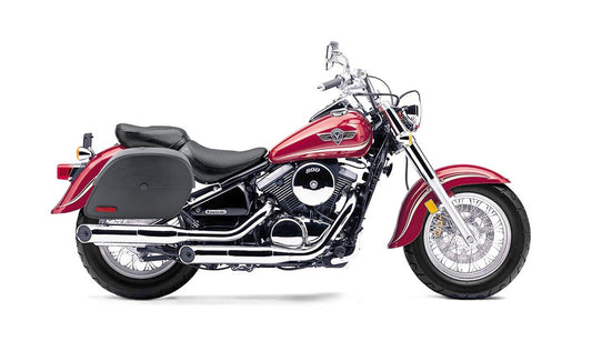 28L - Panzer Medium Hard Mount Kawasaki Vulcan 800 Classic Motocicleta Alforjas
