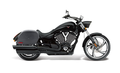 28L - Panzer Medium Hard Mount Victory 8 Ball Motocicleta Alforjas