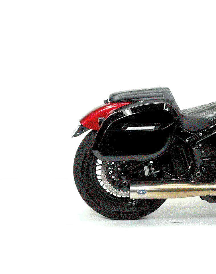 32L - Darkin Large Quick Mount Painted Hard Alforjas para Harley Softail Low Rider FXLR