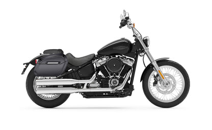 32L - Darkin Large Quick Mount Painted Hard Alforjas para Harley Softail Standard FXST