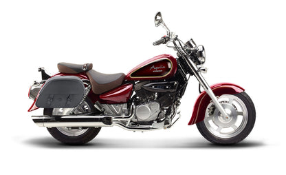 28L - Baelor Medium Hard Mount Hyosung Aquila GV 250 Motocicleta Alforjas