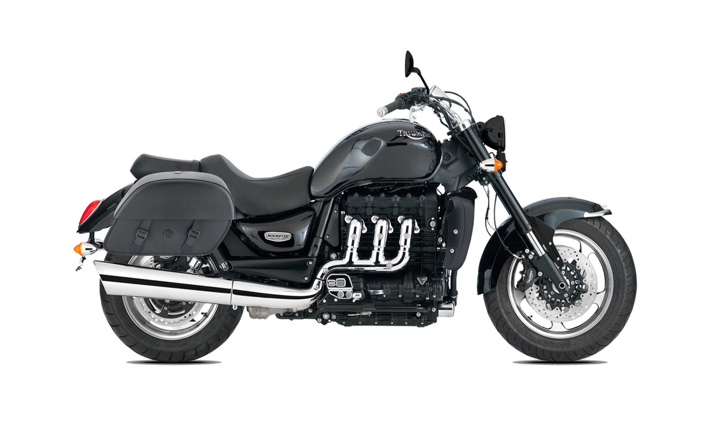 28L - Baelor Medium Hard Mount Triumph Rocket III Roadster Motocicleta Alforjas