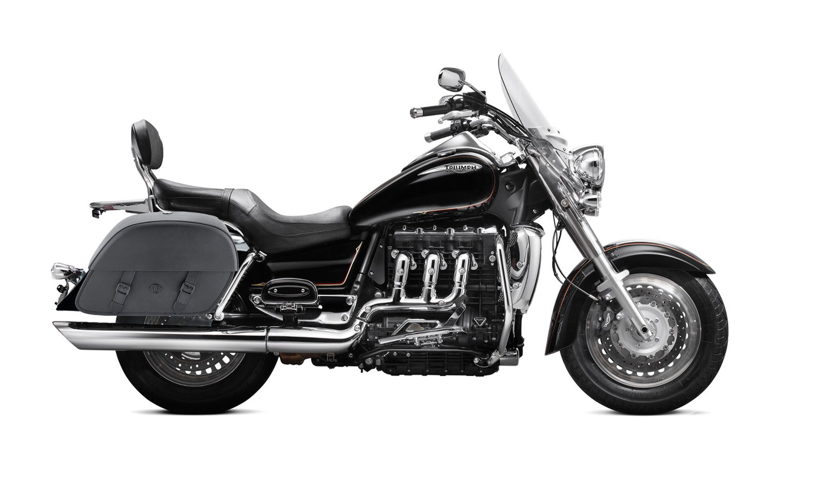 28L - Baelor Medium Hard Mount Triumph Rocket III Touring Motocicleta Alforjas