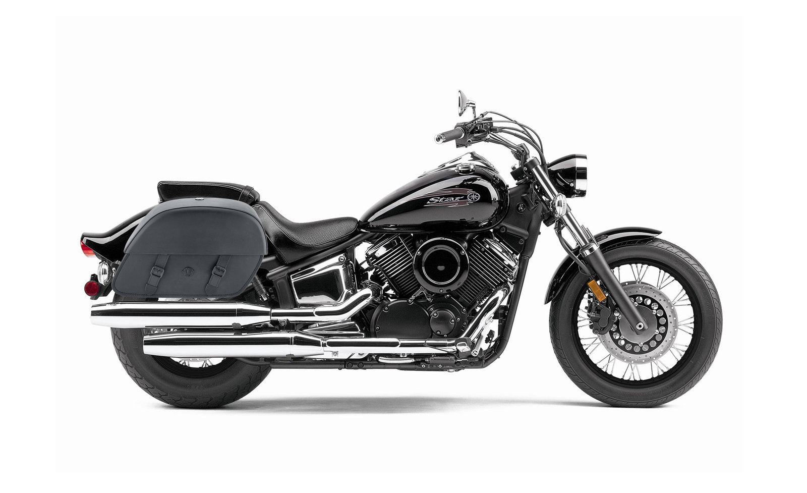 28L - Baelor Medium Hard Mount Yamaha V Star 1100 Custom XVS11T Motocicleta Alforjas