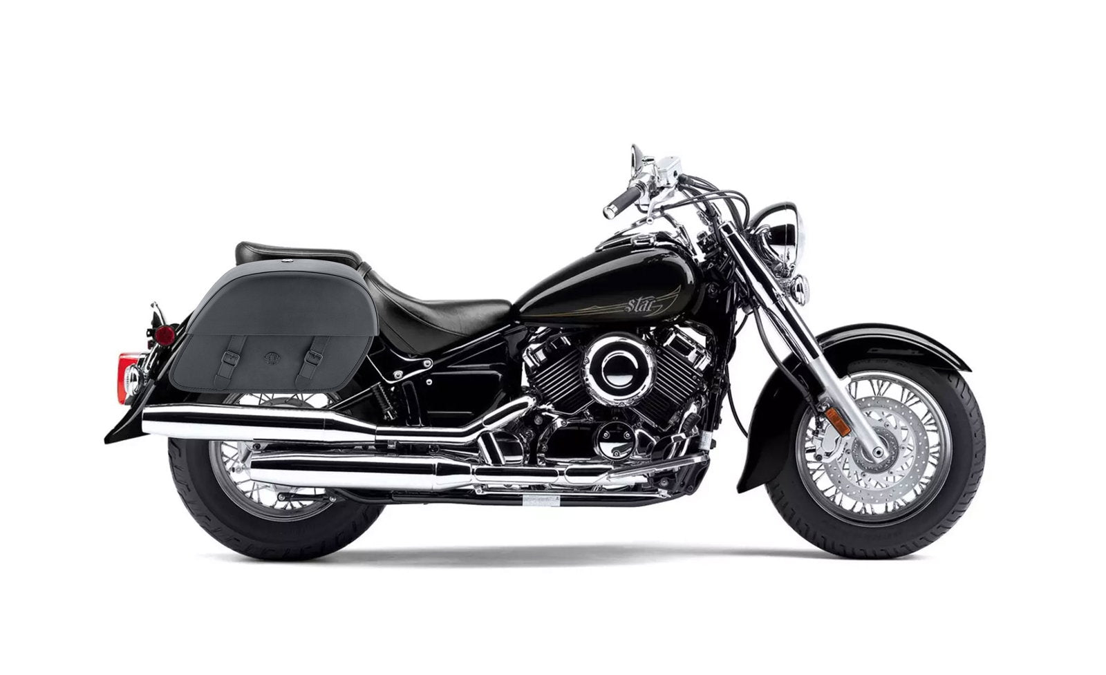28L - Baelor Medium Hard Mount Yamaha V Star 650 Classic XVS65A Motocicleta Alforjas