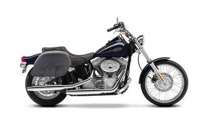 28L - Baelor Medium Hard Mount Alforjas para Harley Softail Standard FXST/I