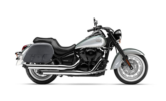 28L - Baelor Medium Hard Mount Kawasaki Vulcan 900 Classic VN900 Motocicleta Alforjas