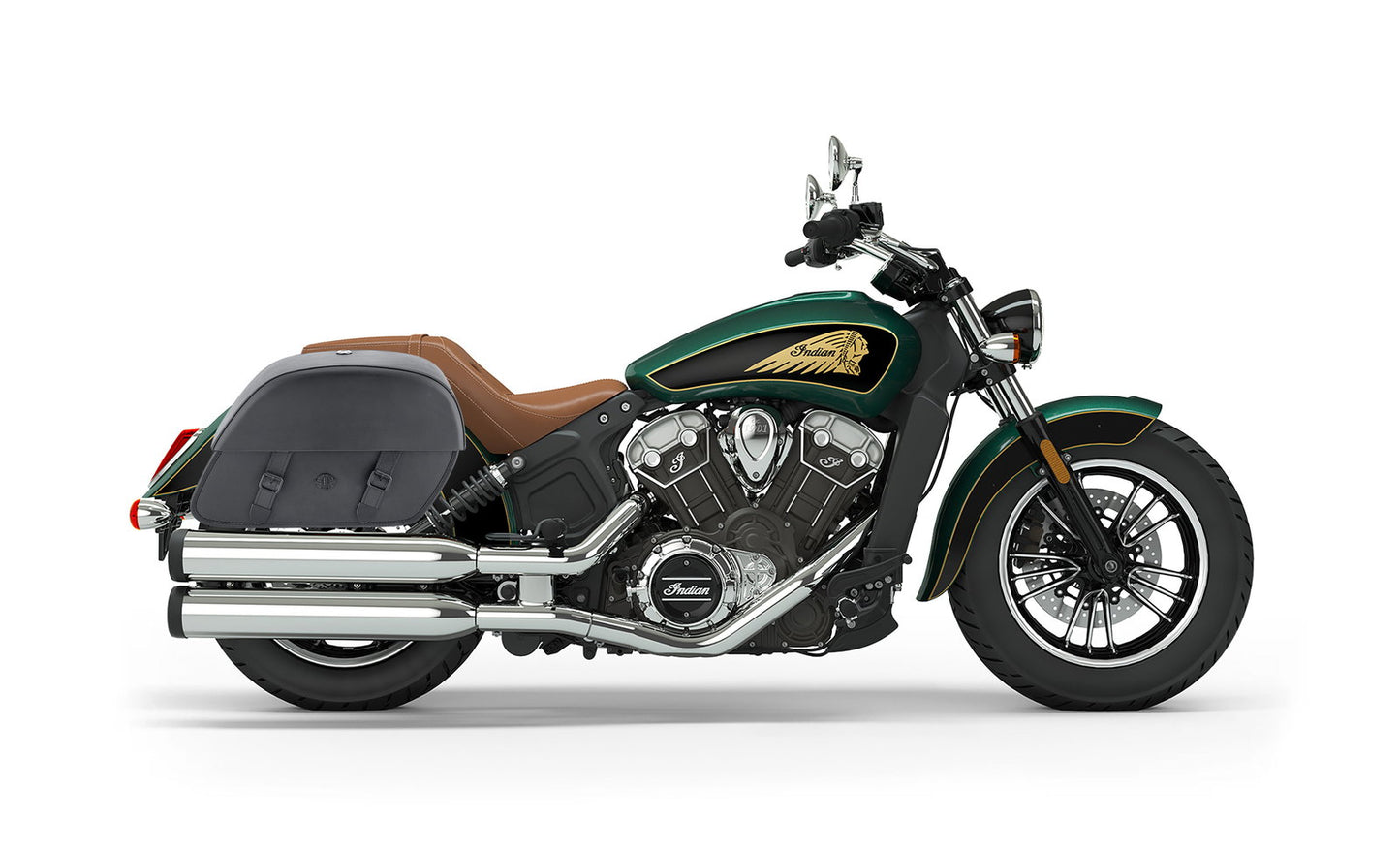 28L - Baelor Medium Hard Mount Indian Scout Motocicleta Alforjas