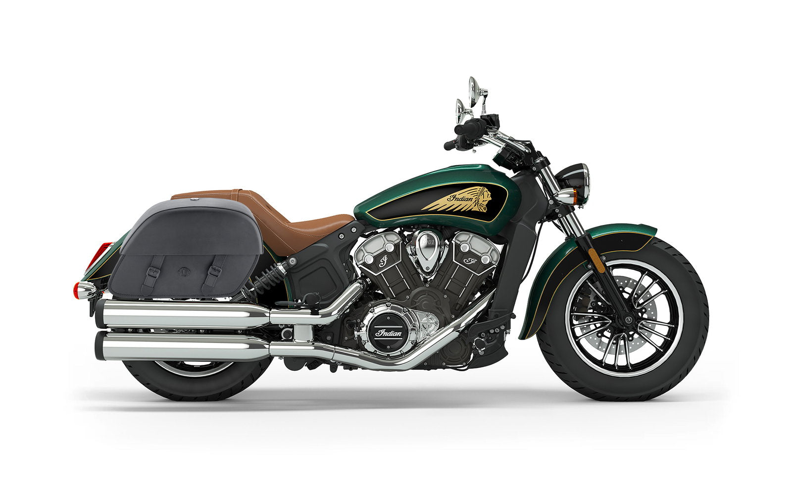 28L - Baelor Medium Hard Mount Indian Scout Motocicleta Alforjas