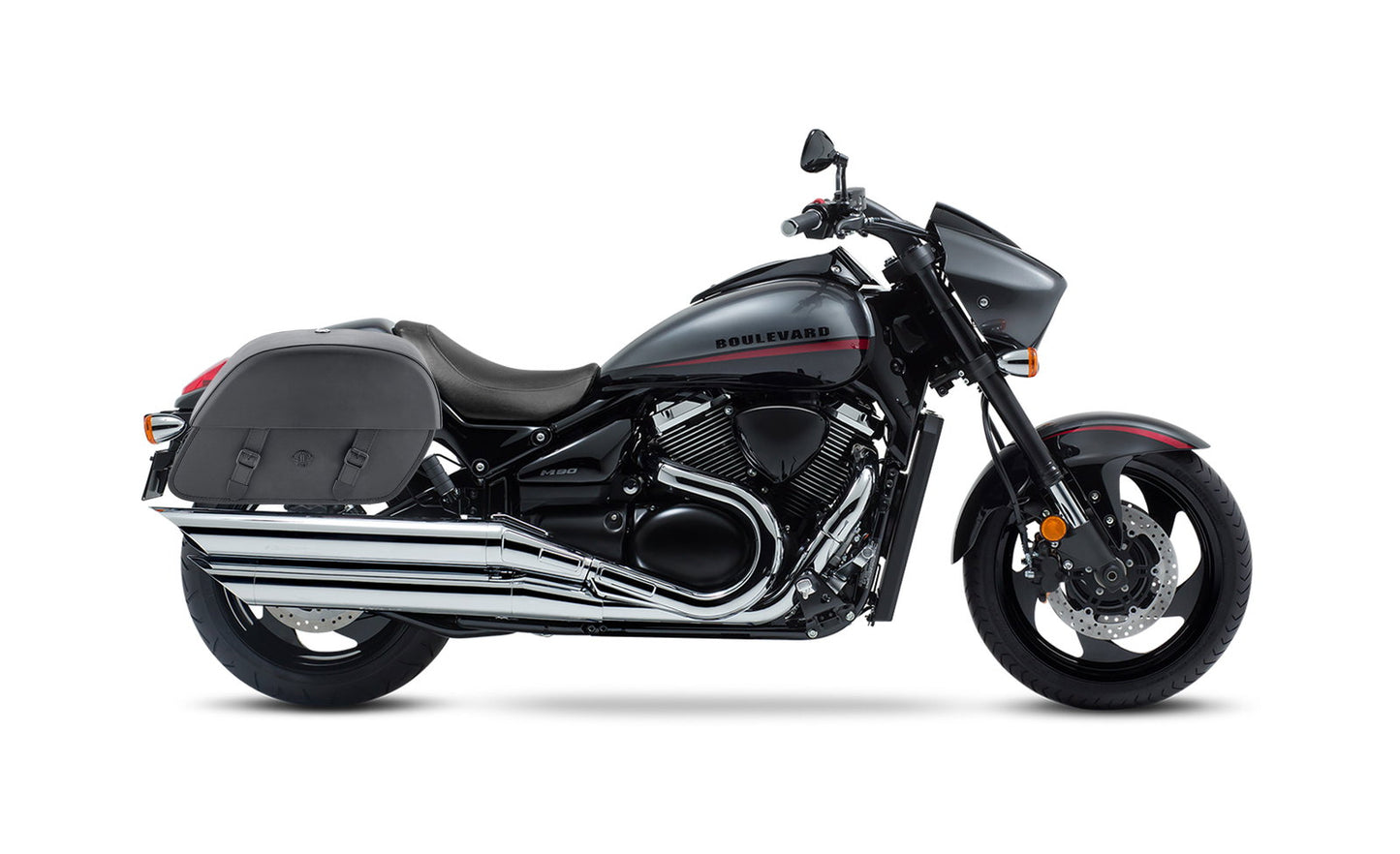 28L - Baelor Medium Hard Mount Suzuki Boulevard M90 VZ1500 Motocicleta Alforjas