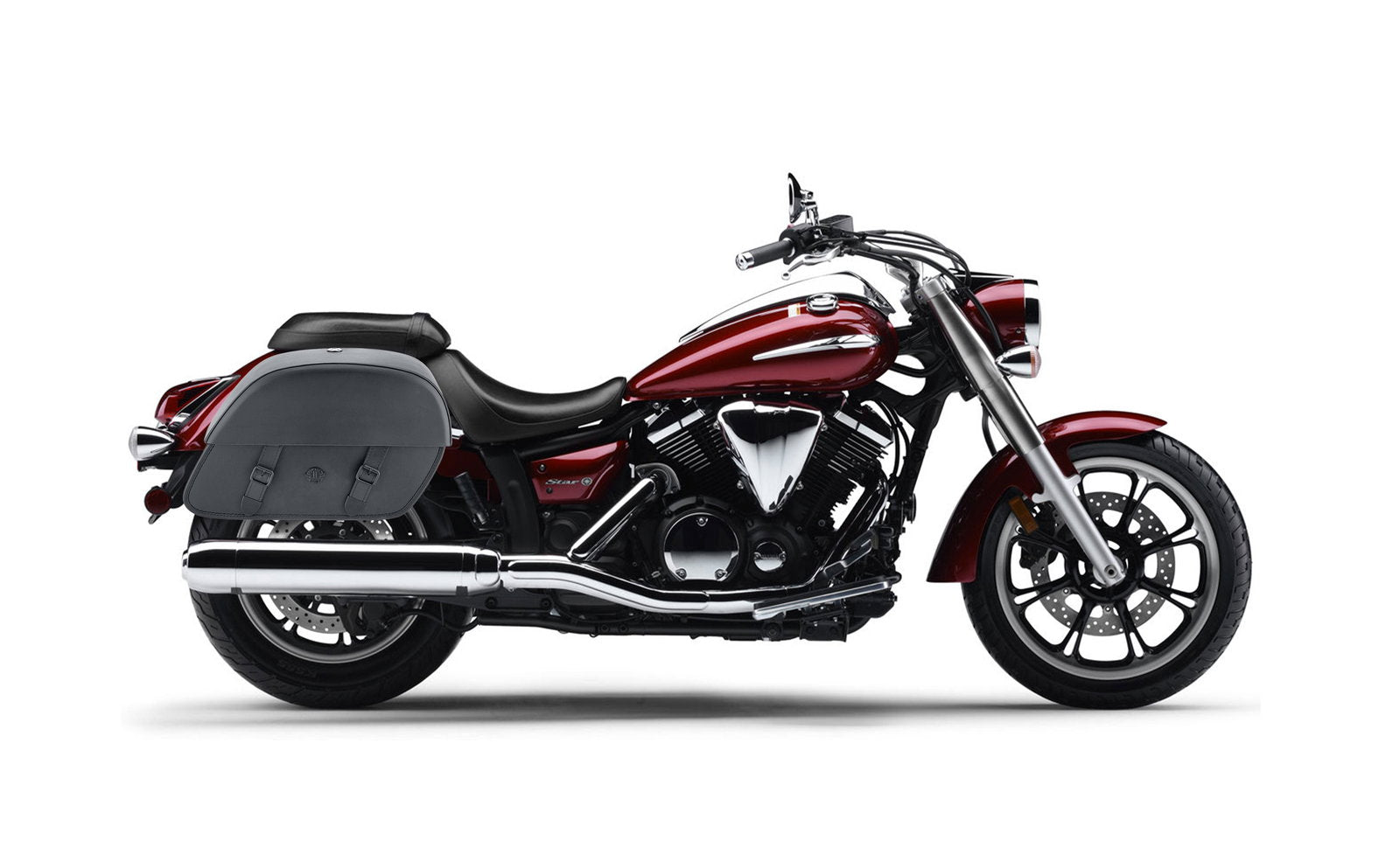 28L - Baelor Medium Hard Mount Yamaha V Star 950 Motocicleta Alforjas
