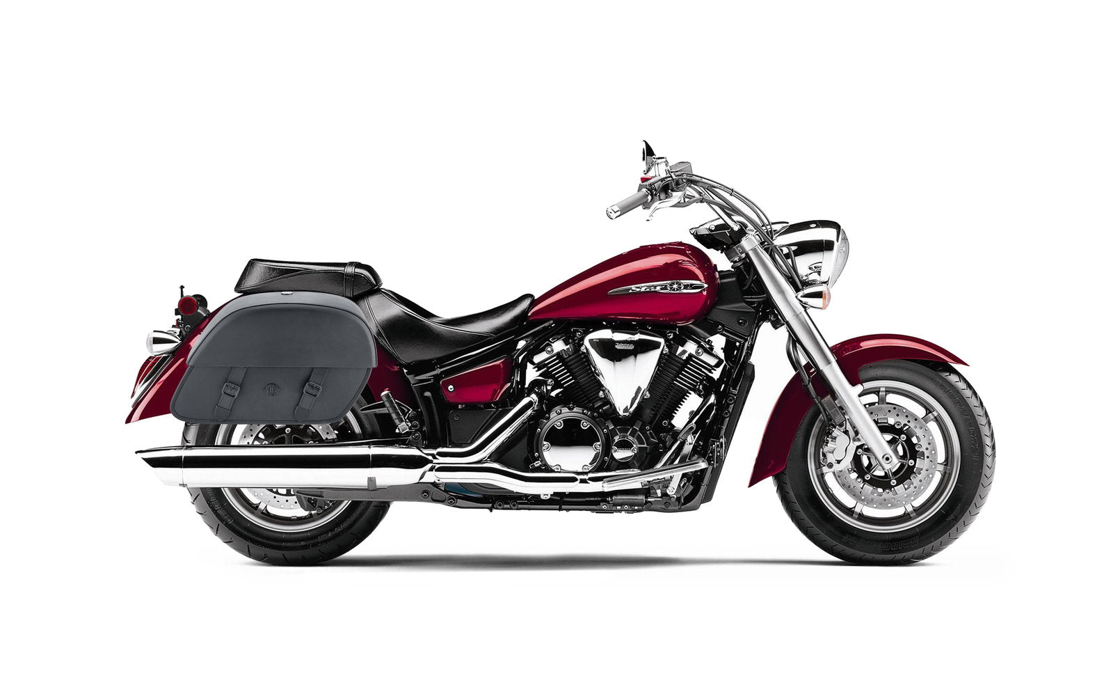28L - Baelor Medium Hard Mount Yamaha V Star 1300 Classic XVS1300A Motocicleta Alforjas