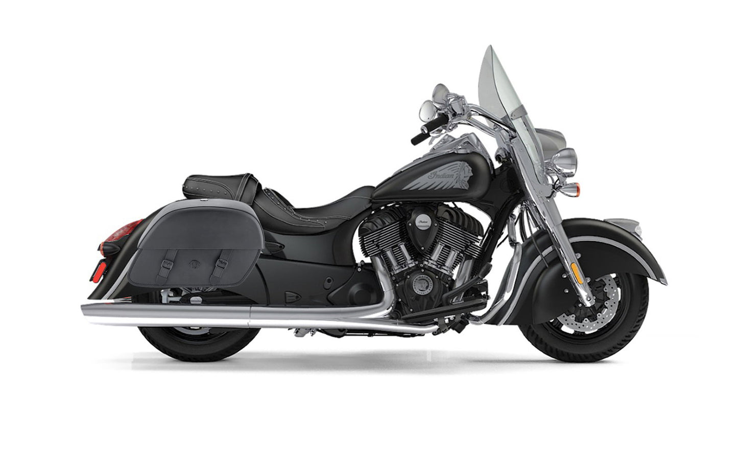 28L - Baelor Medium Hard Mount Indian Springfield Motocicleta Alforjas