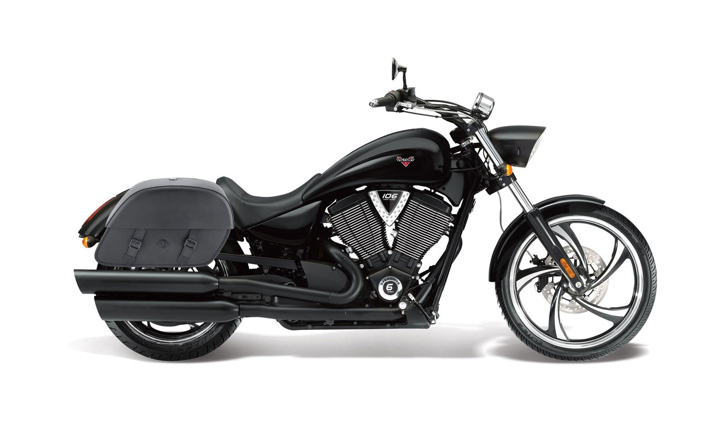 28L - Baelor Medium Hard Mount Victory 8 Ball Motocicleta Alforjas