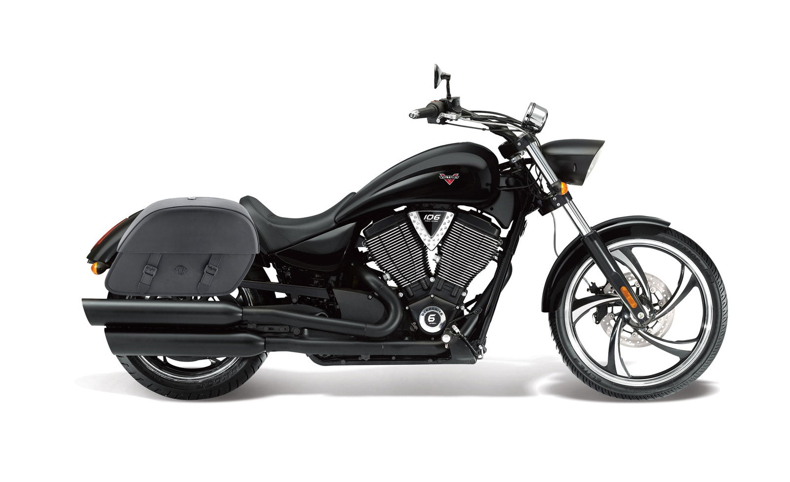 28L - Baelor Medium Hard Mount Victory 8 Ball Motocicleta Alforjas