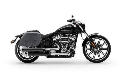 28L - Baelor Medium Hard Mount Alforjas para Harley Softail Breakout FXBR/S