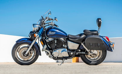 28L - Baelor Medium Hard Mount Honda Shadow 1100 Sabre Motocicleta Alforjas