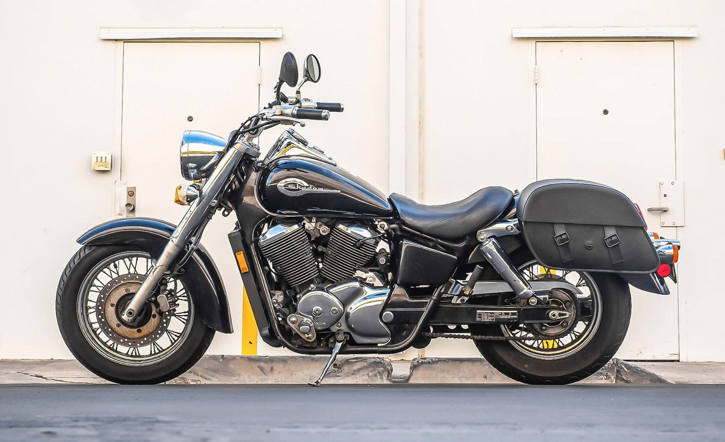 28L - Baelor Medium Hard Mount Honda Shadow 750 ACE Motocicleta Alforjas