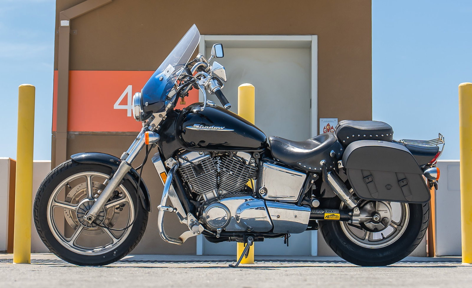 28L - Baelor Medium Hard Mount Honda Shadow 1100 Spirit Motocicleta Alforjas