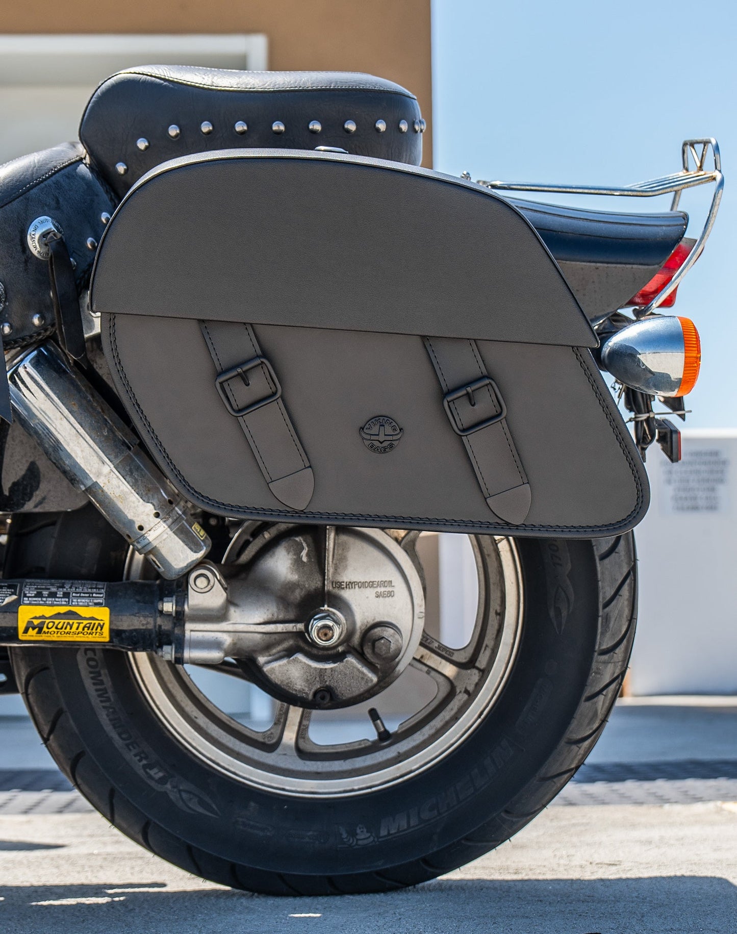 28L - Baelor Medium Hard Mount Honda Shadow 1100 Spirit Motocicleta Alforjas