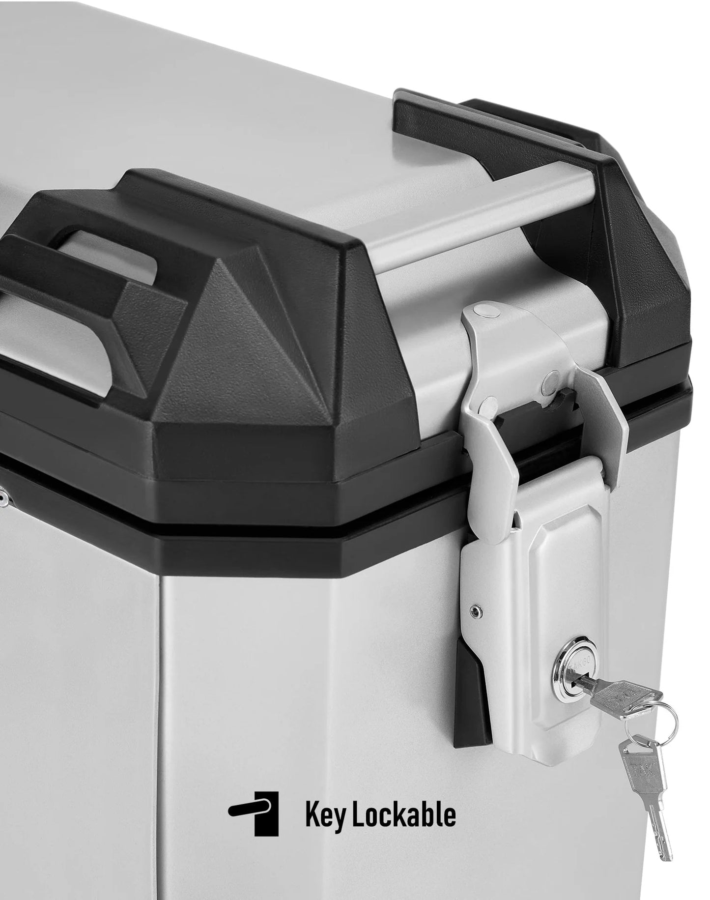 45L - Apex XL Suzuki V-Strom 1050 Aluminum Side Cases Silver