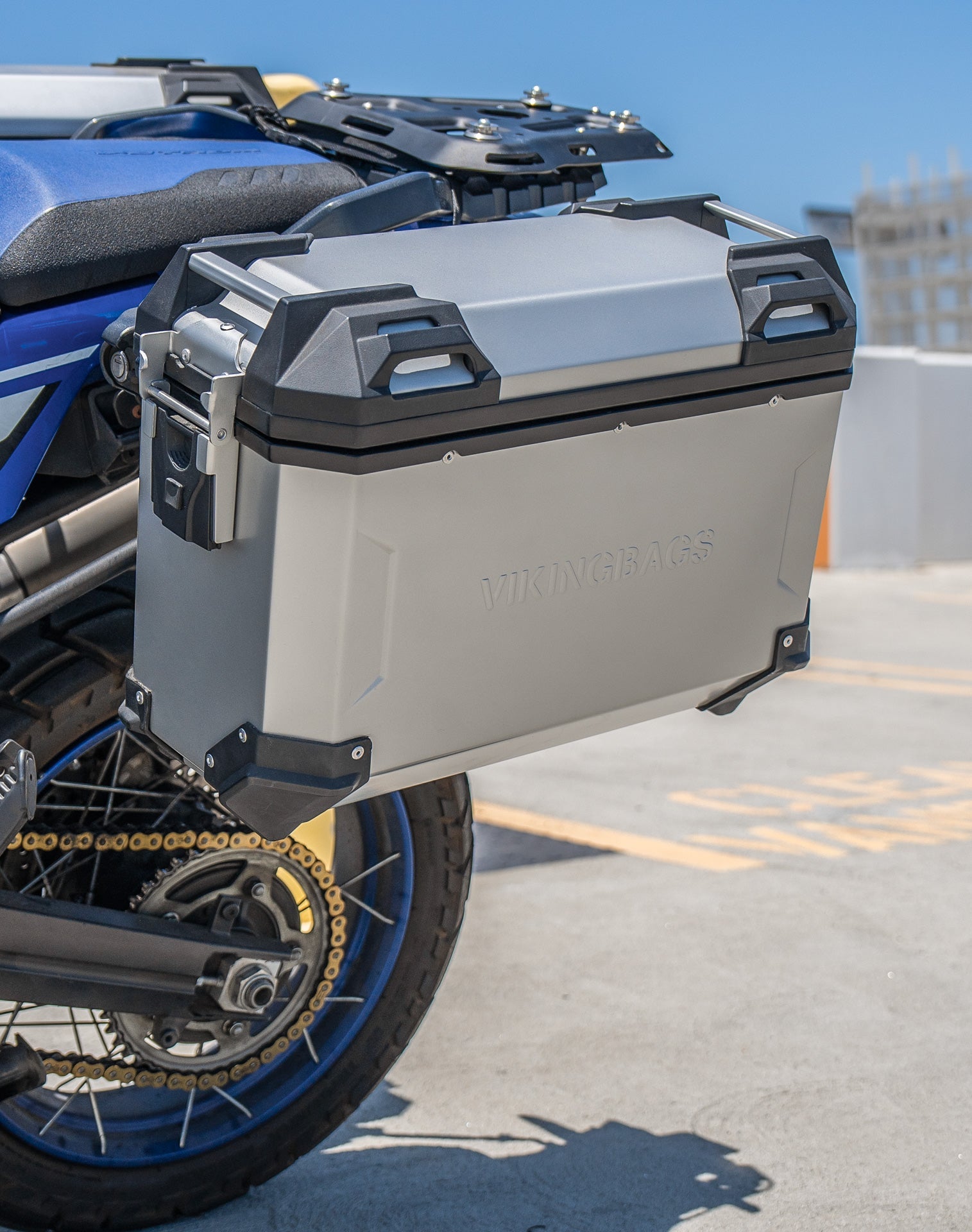 45L - Apex XL Suzuki V-Strom 1050 Aluminum Side Cases Silver