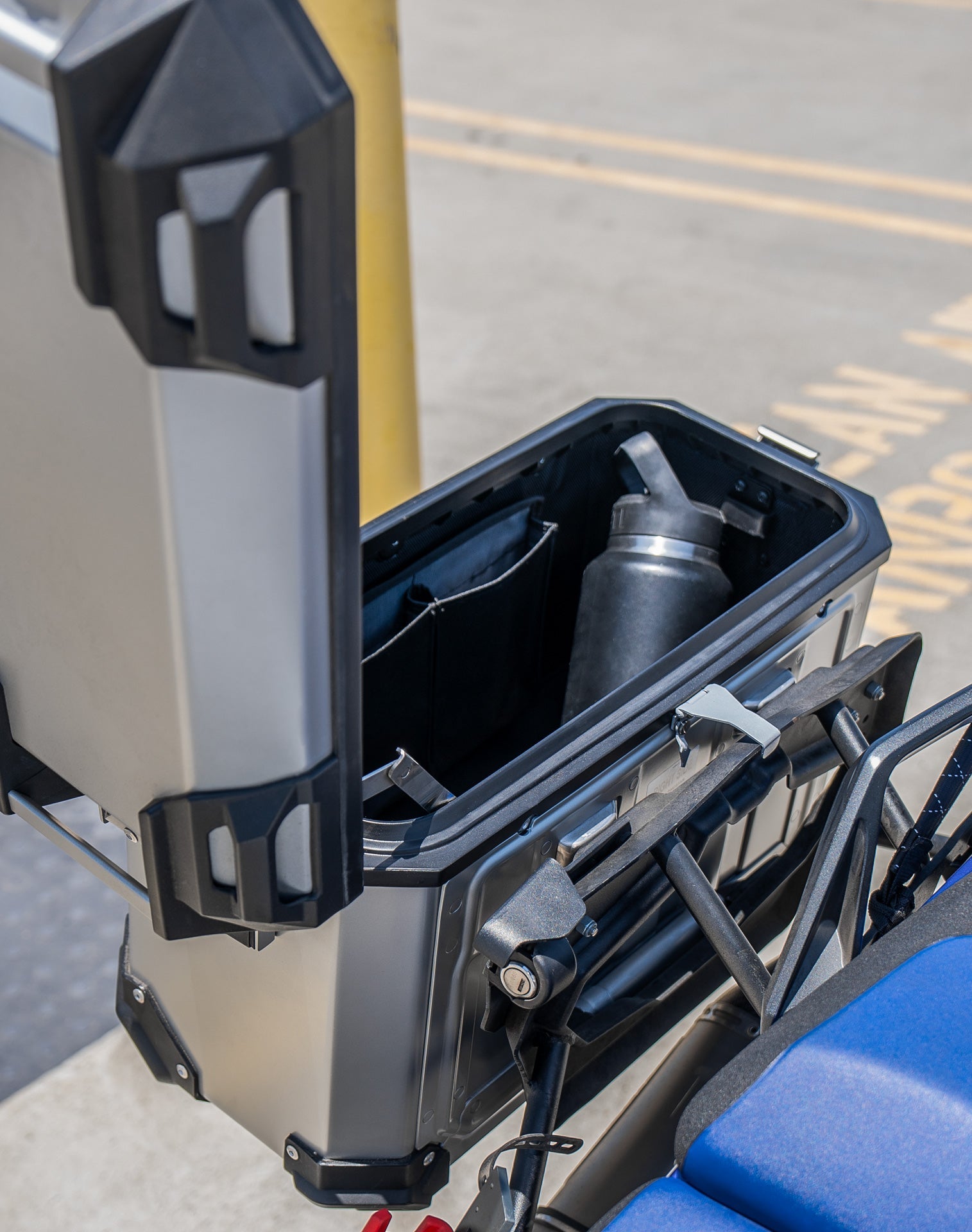 45L - Apex XL Suzuki V-Strom 1050 Aluminum Side Cases Silver