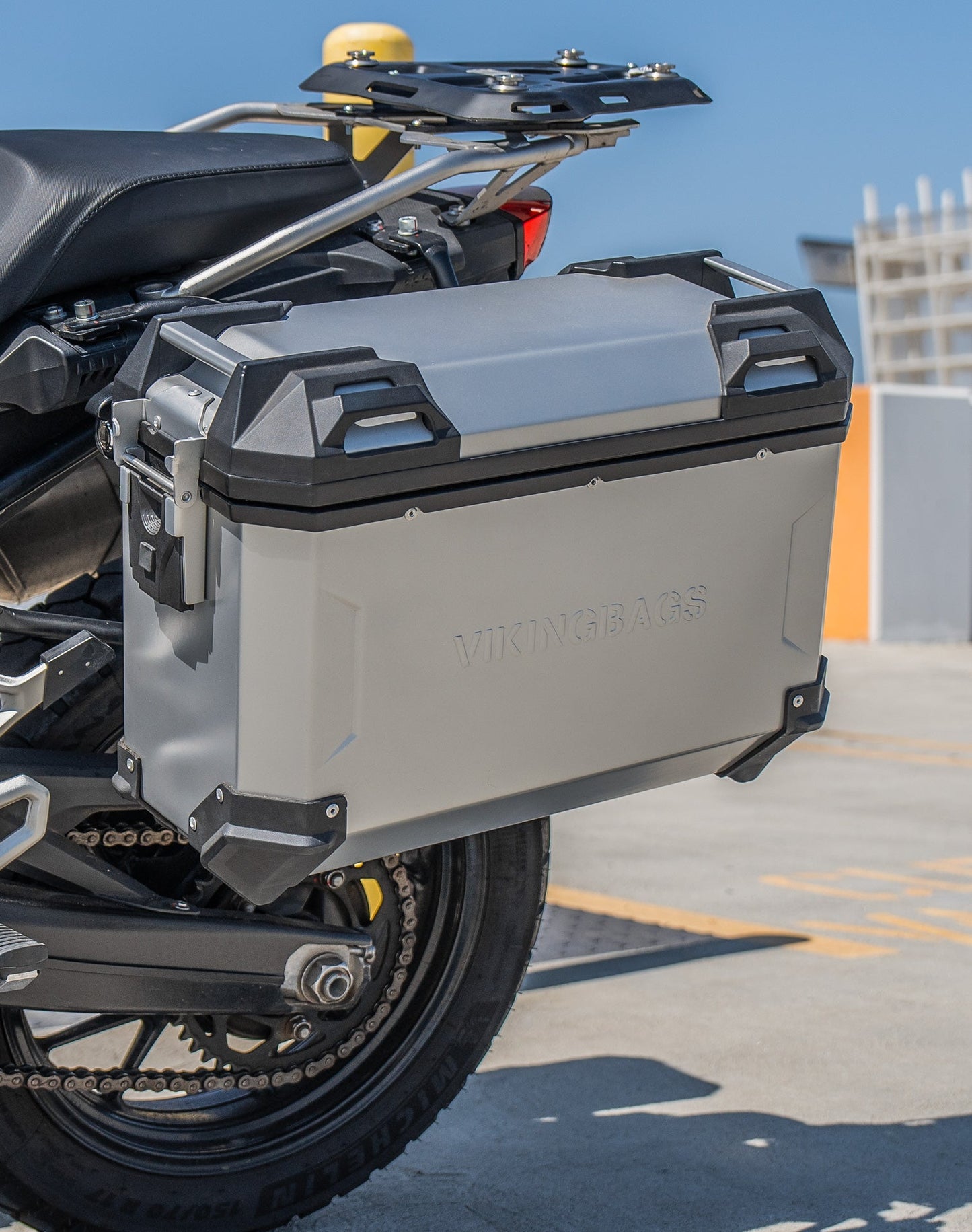 45L - Apex XL BMW F 750 GS Aluminum Side Cases Silver