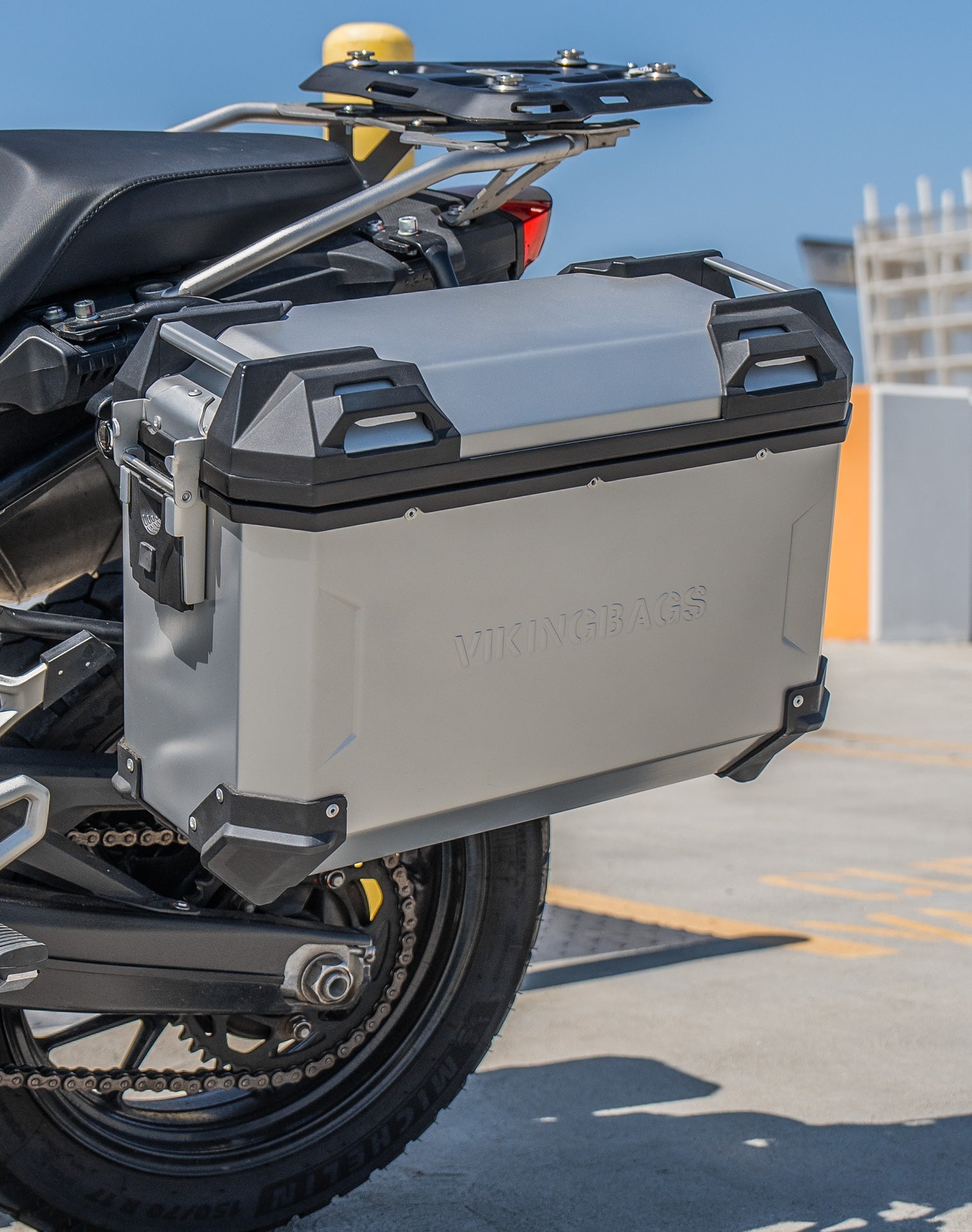45L - Apex XL BMW F 750 GS Aluminum Side Cases Silver
