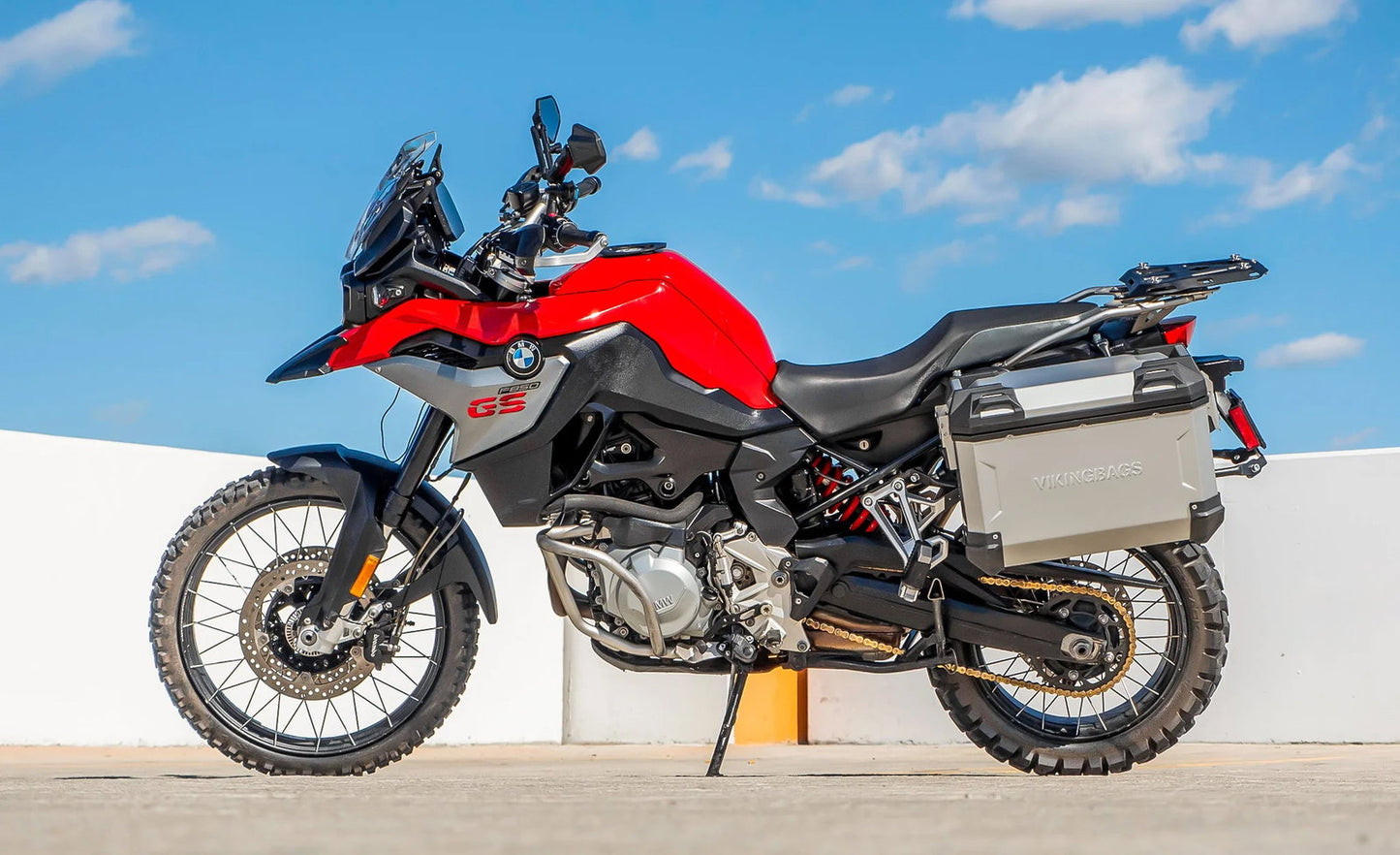45L - Apex XL BMW F 850 GS Aluminum Side Cases Silver