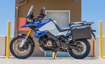 45L - Apex XL Suzuki V-Strom 1050 Aluminum Side Cases Black