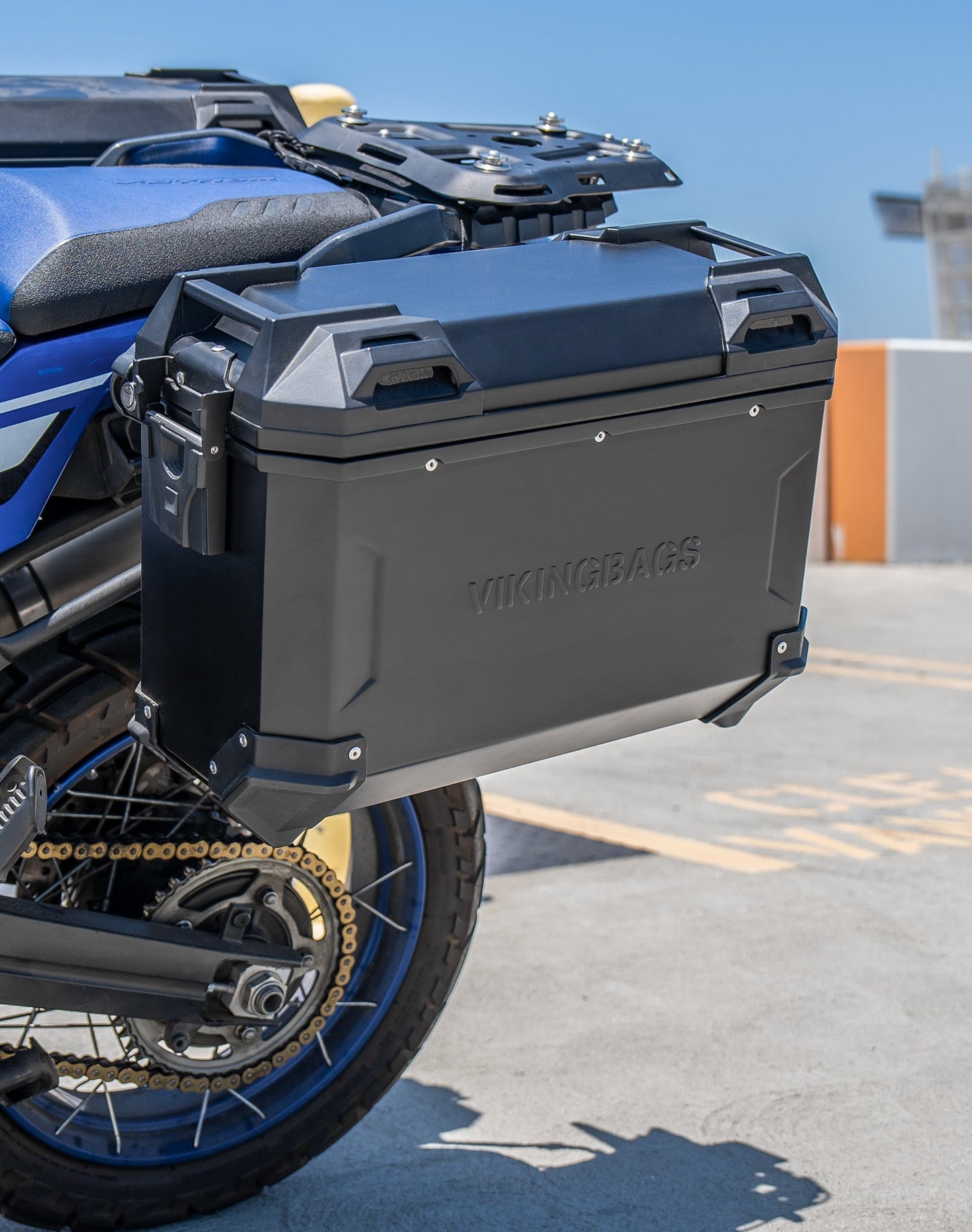45L - Apex XL Suzuki V-Strom 1050 Aluminum Side Cases Black