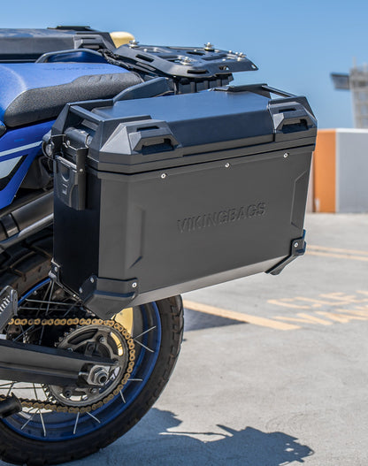 45L - Apex XL Suzuki V-Strom 1050 Aluminum Side Cases Black