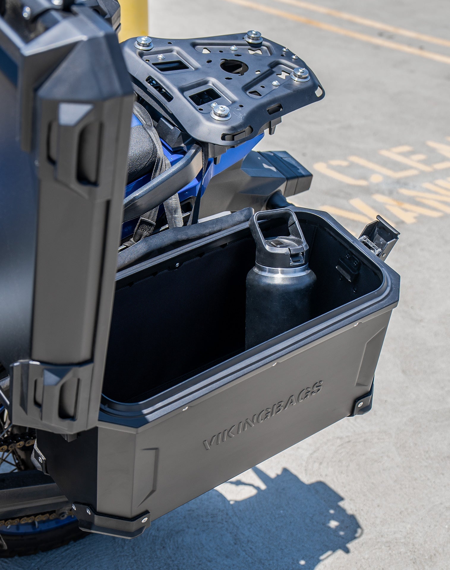 45L - Apex XL Suzuki V-Strom 1050 Aluminum Side Cases Black