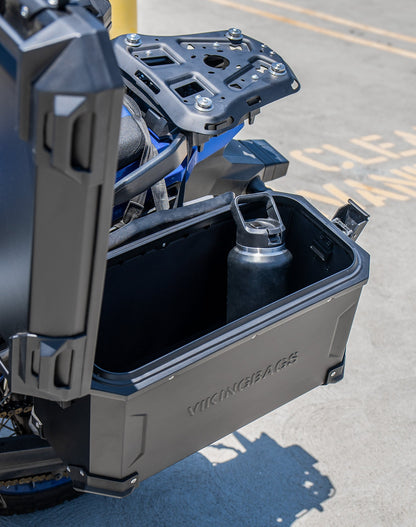 45L - Apex XL Suzuki V-Strom 1050 Aluminum Side Cases Black
