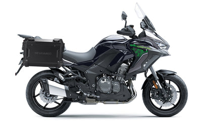 45L - Apex XL Kawasaki Versys 1000 Aluminum Side Cases Black
