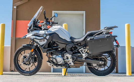 45L - Apex XL BMW F 750 GS Aluminum Side Cases Black