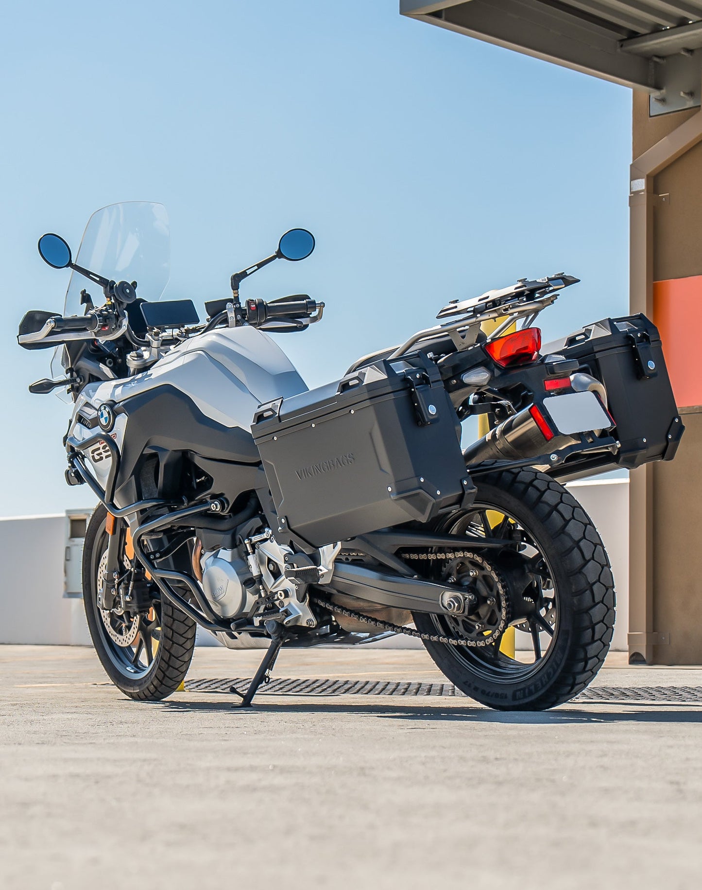 45L - Apex XL BMW F 750 GS Aluminum Side Cases Black