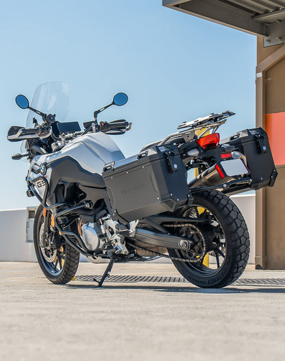 45L - Apex XL BMW F 750 GS Aluminum Side Cases Black