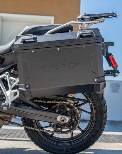 45L - Apex XL BMW F 750 GS Aluminum Side Cases Black