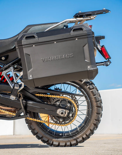 45L - Apex XL BMW F 850 GS Aluminum Side Cases Black