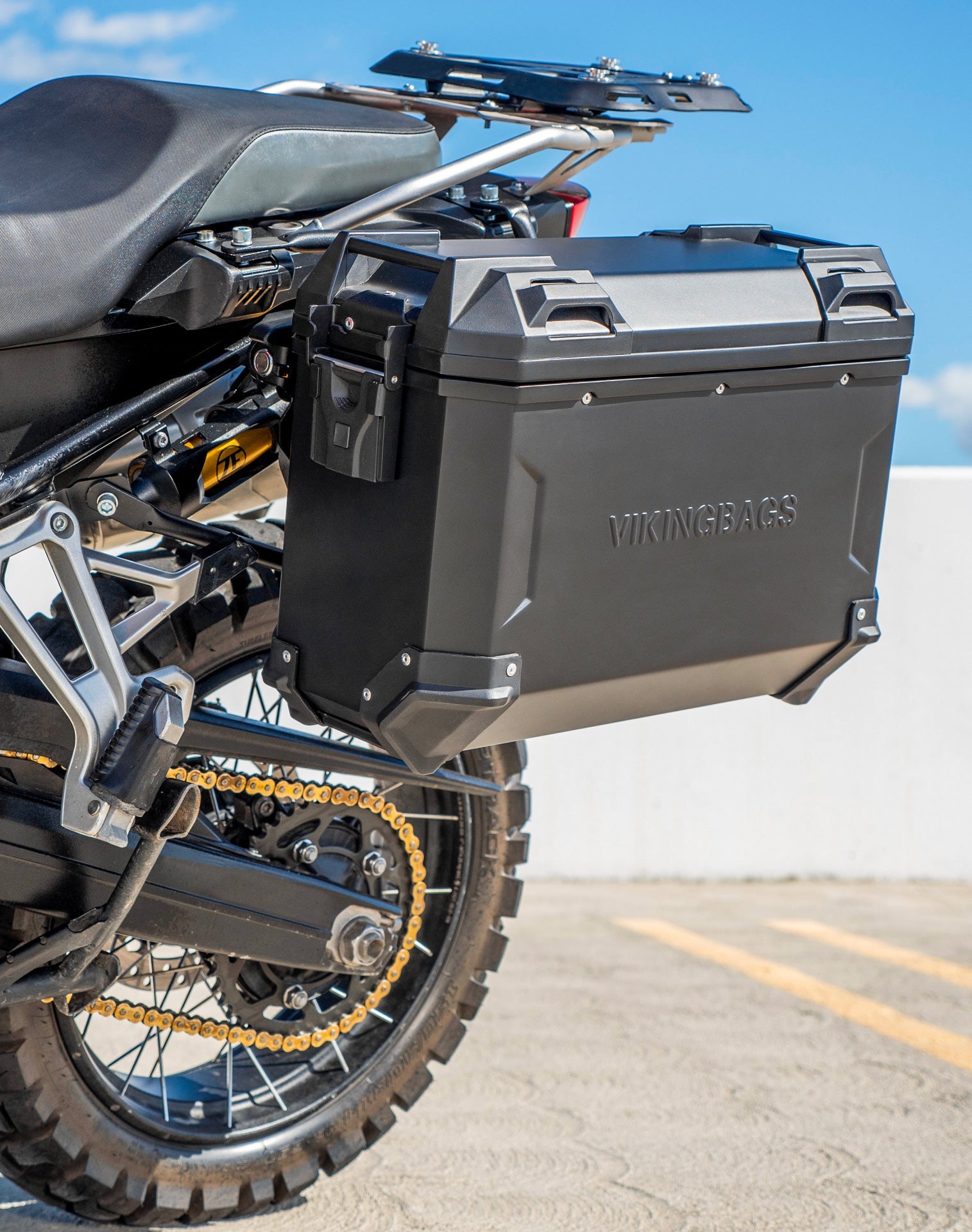 45L - Apex XL BMW F 850 GS Aluminum Side Cases Black